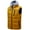 Yellow, variant on Busydd Mens Puffer Vest Casual Hooded Men's Outerwear Vests Color Patchwork Zipper Sleeveless Puffer Vest Trendy Lightweight Warm Winter Vest Jacket with Pockets