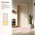 thumbnail image 3 of ODIKA 6' Machine Washable Non-Slip Area Rug, Elegant Rose Inspired Design with Detailed Petals and Swirls High Traffic Rug, Pink, 239186, 3 of 5