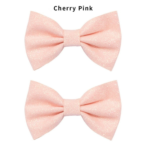 Baby Headband Girls Princess Hair Accessories 1Pair Baby Toddler Girl Solid Blingbling Bow Hair Clips Hair Accessories