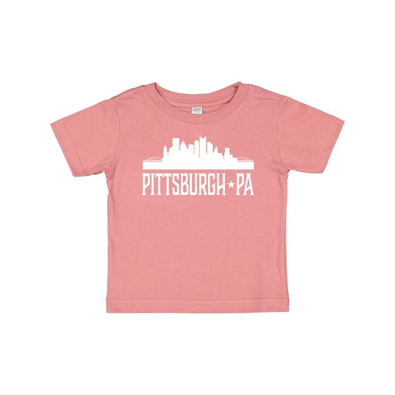 Inktastic Pittsburgh Pennsylvania Skyline PA Cities Boys or Girls Baby T-Shirt