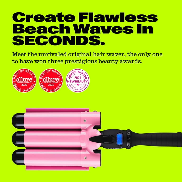 Pretty queen 3 barrel curling iron deals