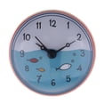 thumbnail image 1 of jifeng Bathroom Kitchen Silicone Clock w/ Suction Cup Waterproof Moistureproof Red A-Red, 1 of 7