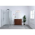 thumbnail image 2 of Collier 3 light Chrome and Frosted white glass Wall sconce, 2 of 5