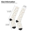 thumbnail image 4 of Fotbe Retro Rabbit print Women's Men's Novelty Crew Socks Cotton Socks Knee High Socks for Walking,Running,Nurses,Pregnancy, 4 of 8