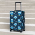 thumbnail image 6 of Gukieu Blue Owl Print Suitcase Protective Cover, Elastic Zipper Buckle Suitcase Protective Cover, Suitable for Travel, Business Trip-Small, 6 of 7