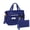 Blue, variant on 2pcs/set Large Canvas Tote Bag for Women, Laptop Work Bags Crossbody Shoulder Hobo Messenger Handbag Purse Travel Gym Totes