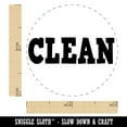 thumbnail image 2 of Clean Text Self-Inking Rubber Stamp Ink Stamper - Orange Ink - Mini 1/2 Inch, 2 of 7