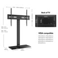 thumbnail image 3 of Fitueyes Universal Floor TV Stand with Swivel Mount, Suit for Max VESA 600X800 TV, For Large 50-80 Inches LED LCD Flat Screen TVs, 3 of 6