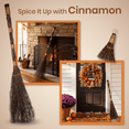 thumbnail image 4 of Cinnamon Brooms 36" and 6"  Cinnamon Broomstick Scented Combo Mini Broom & Large Broom, 4 of 5