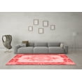 thumbnail image 3 of Ahgly Company Indoor Rectangle Medallion Red French Area Rugs, 7' x 9', 3 of 4