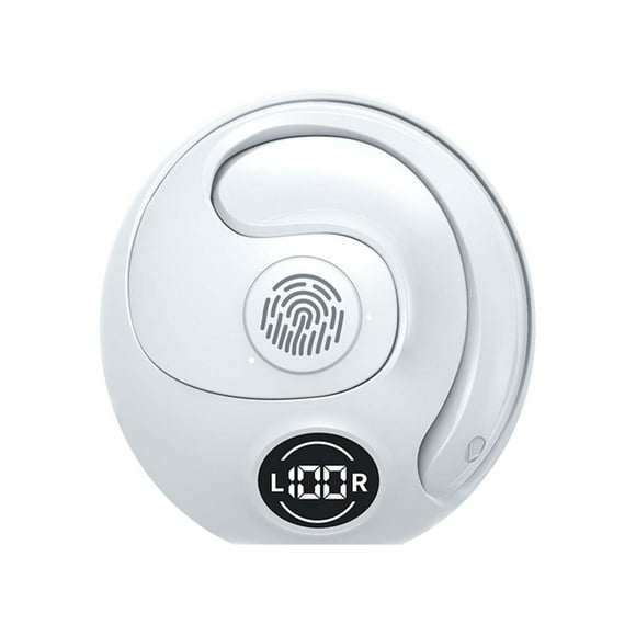Wireless Bluetooth Earphones, Ear Mounted, No Sensation Wearing, Real Copper Ring, Sports Digital Display, Two Ears