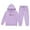 Purple, variant on Gaexia Cute Clothes for Girls 10-12 ,Girls Tracksuit Winter Warm Pullover Hoodie With Pants Kids Casual Outfit Cute Printed Jogger Two Piece Set
