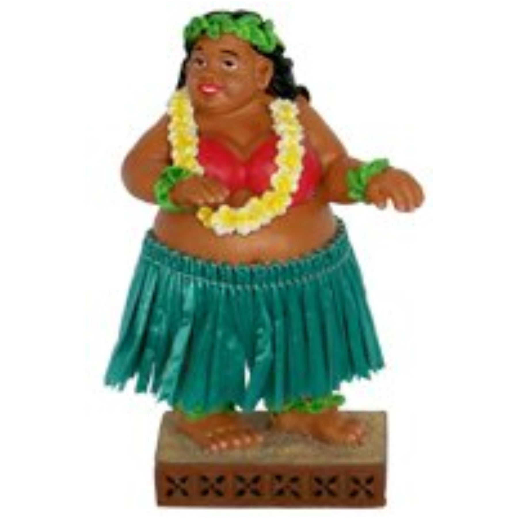 KC Hawaii Hula Girl Posing Mini Dashboard Doll 4.4 inches 