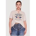 thumbnail image 2 of Women's Plus Size Wild Heart Rodeo Angel Graphic Slashed Tee, 2 of 4