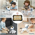 thumbnail image 5 of BEEPRINCESS Robot Dog, Smart Programmable RC Electronic Pet Puppy with Early Education Function, White/Blue, 5 of 6
