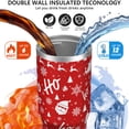 thumbnail image 3 of Christmas 30oz Handheld Travel Tumbler with Handle – Double Wall Stainless Steel Insulated Cup, Flip Straw Lid, Leak-Proof & BPA-Free for Hot and Cold Drinks – Durable Coffee & Juice Mug Black, 3 of 7