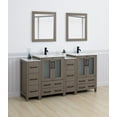 thumbnail image 6 of Vanity Art 72" Double Sink Freestanding Bathroom Vanity Set with Ceramic Top and Mirror, 6 of 10