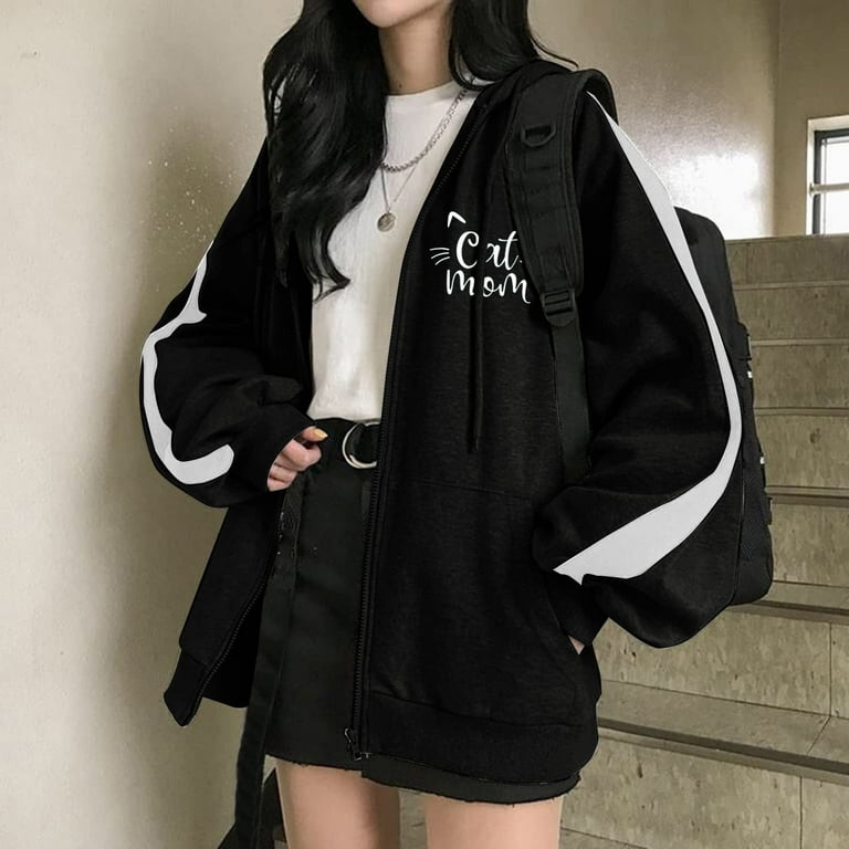 Cute zip up jackets cheap