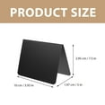 thumbnail image 2 of NICEXMAS 1 Set Mini Tabletop Chalkboard Sign Black Plastic Cloth Price Label Memo Board for Parties Restaurants, 2 of 8
