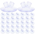 thumbnail image 1 of Transparent Suction Pad with Strong Grip for Home Use Holds Flagpole Firmly 2-hole Small Size, 1 of 8