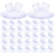 thumbnail image 1 of CATIEBYE 100Ud Sujetadores Transparentes De Succión Para Con Doble Agujero Y Fijación, 1 of 8