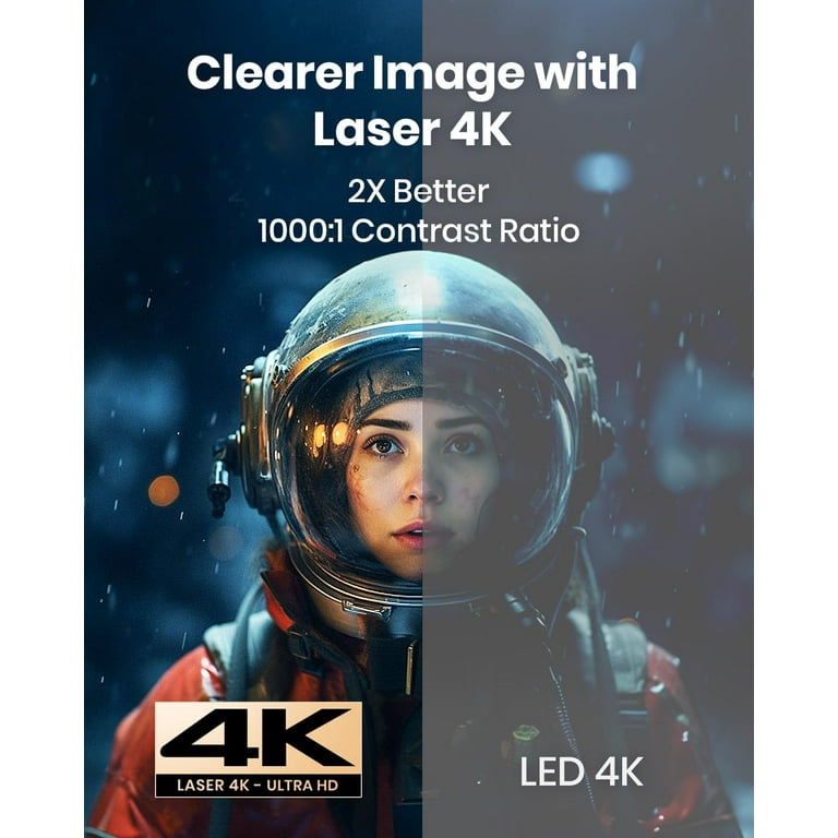 NEBULA Cosmos Laser 4K Projector, 2200 ANSI Lumens, Android TV
