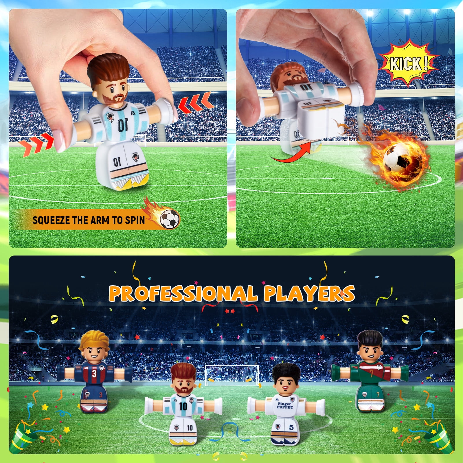 Mini Foosball Table Game for Kids Soccer Game Set Gifts Boys Toy Football Games Board for Indoor Sports Game Room Pinball Interactive Birthday Gift Toys for 3 4 5 6 7 8-12 Year Old Family Gatherings