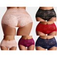 thumbnail image 5 of Culottes Aguichant Taille Haute pour Femmes, String, Strings, Lingerie, sous-Vêtements, Culottes, 5 of 5