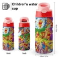 thumbnail image 2 of Kids Water Bottle with Straw - Winnie The Pooh 16.9 Oz Stainless Steel Vacuum Insulated Water Bottle for Boys Girls, 2 of 7
