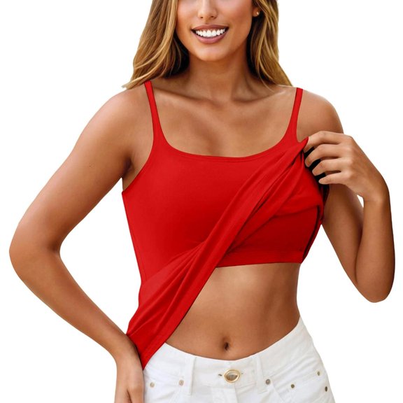 Women's camisole, built-in bra, top, women's camisole, top lingerie, top