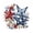 Patriotic 02, variant on Manfei Watercolor Patriotic Star Queen Comforter Set, Red Blue Floral Comforter Sets Queen, Black Reversible 3pcs, 1 Comforter and 2 Pillowcases