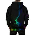 thumbnail image 4 of NAISIBABY Toodler Boys Hoodies, New Prints Pullover Long Sleeve Cool Boys Casual Sweatshirts Black, 4 of 4