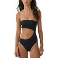 thumbnail image 3 of Cotton On Women's Strapless Cutout Brazilian One-Piece Swimsuit Size Small, 3 of 3