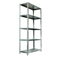 AR Shelving VINTAGE Heavy Duty 39.4 x 16 x 76 in. Galvanized Steel 5