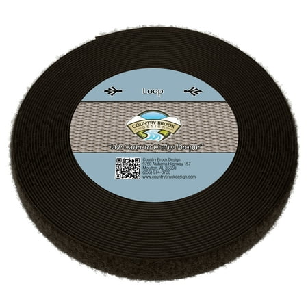 

Country Brook Design® Brown Sew On Loop Only (1 inch 50 yards)