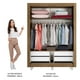 thumbnail image 4 of Ropero Closet Madesa Dallas Plus 2 Puertas Corredizas 4 Cajones con Pies Marrón, 4 of 5
