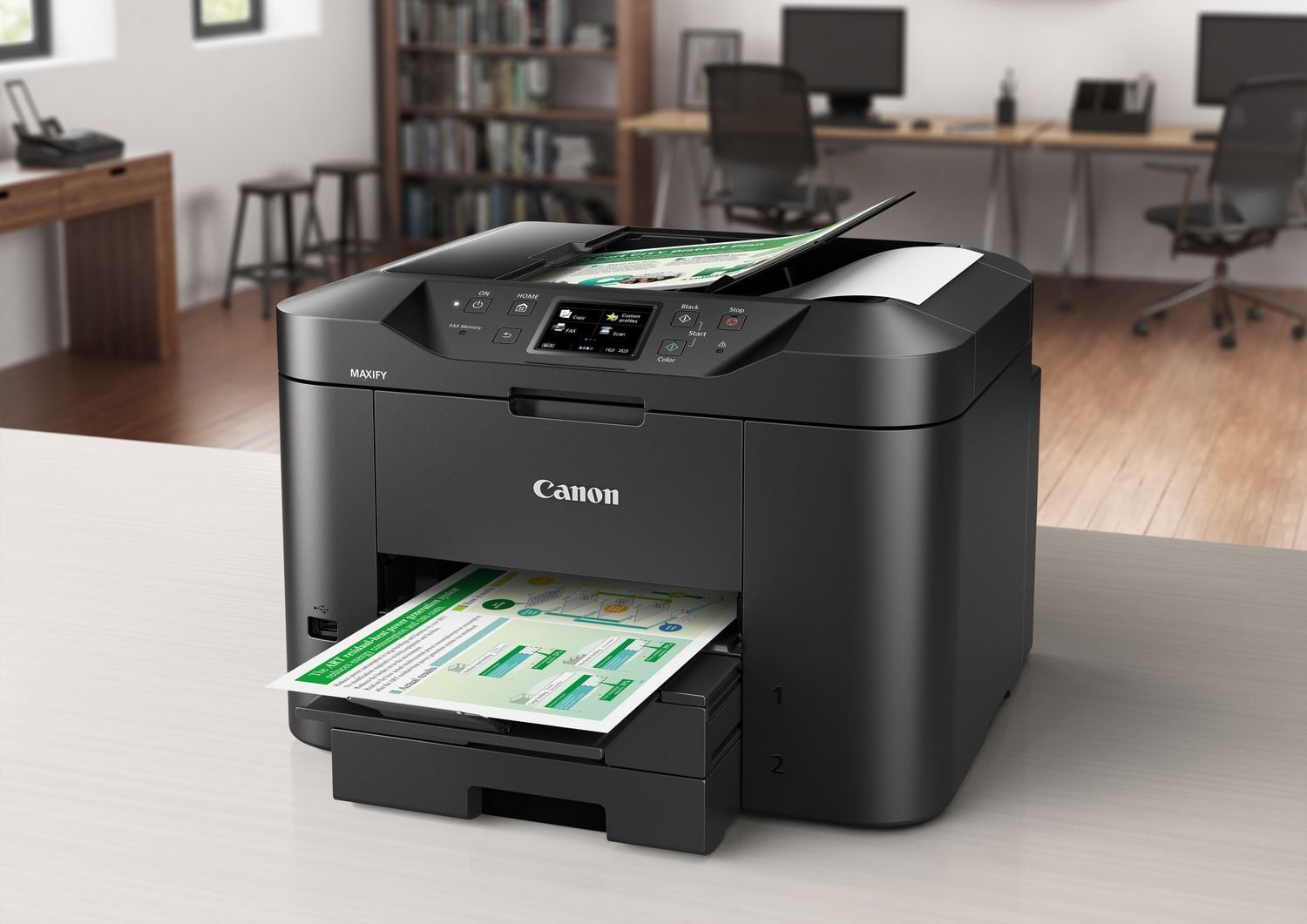Canon Imprimante à jet d'encre tout-en-un MAXIFY MB2720 pour petit bureau / bureau à domicile