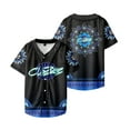 thumbnail image 2 of CloZee Jersey Merch Harajuku Thin button Baseball Uniform Men/Women Baseball Jersey For EDM Festivals, 2 of 5