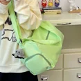 thumbnail image 3 of Bolsos de nailon con asa superior sólida, bolsos de mujer en oferta 2023, bolso de mano informal de alta calidad con cremallera y gran capacidad para otoño, bolso de viaje, 3 of 4