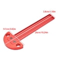 thumbnail image 4 of Woodworking Ruler Precisions Pocket Ruler,T-Type Scribing Ruler,Working Scribing Measure Tools Woodworking Ruler, 4 of 7