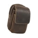 thumbnail image 4 of Riñonera con cinturón para teléfono, riñonera con lazo, bolsa de transporte informal deportiva, elegante bolsa para teléfono, riñonera para hombre Café, 4 of 8