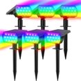 thumbnail image 1 of Luces Solares Spot WELALO Paquete de 6 Impermeables Multicolor RGB, 1 of 6