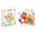 thumbnail image 4 of kjfeif Petal Flower Art Kit – DIY Paper Flower Craft Kit Create 3D with Colorful Petals Fun & Educational Arts for Home Fun Classroom Summer Activities 20ml, 4 of 9