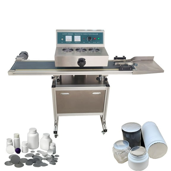 Continuous Vertical Induction Sealer Machine Electromagnetic Induction Bottle Capping Machine 220V