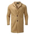 thumbnail image 4 of NIEWTR Men's Lightweight Waterproof Hooded Outwear Cardigan Overcoat Winter Coat Jackets for Men Khaki 2XL, 4 of 5