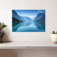 thumbnail image 2 of Elephant Stock Lovatnet Lake View Wall Art - Horizontal Canvas Wall Art - Living Room Wall Decor - Nature Canvas - Brown And Blue Decor - 12" x 8", 2 of 8