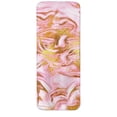 thumbnail image 2 of 4 Pcs Dining Chair Slipcover Stretch Dining Chair Cover Removable Washable Chair Seat Protector Cover for Home Party Hotel Wedding Ceremony, Universal Size (pink & Gold Marble), 2 of 5