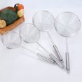 thumbnail image 3 of Stainless Steel Frying Oil Strainer Mesh Food Colander Spoon Soup Strainer Kitchen Tool Oil Colander (Diameter 14CM), 3 of 8