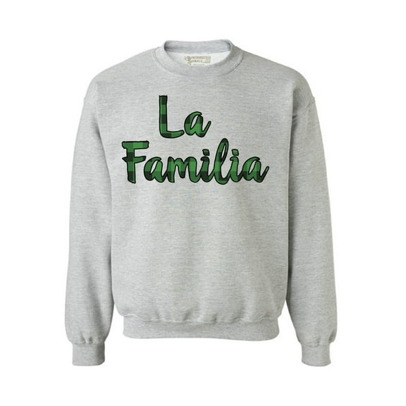 Awkward Styles Xmas Sweatshirt Christmas Plaid La Familia Sweater