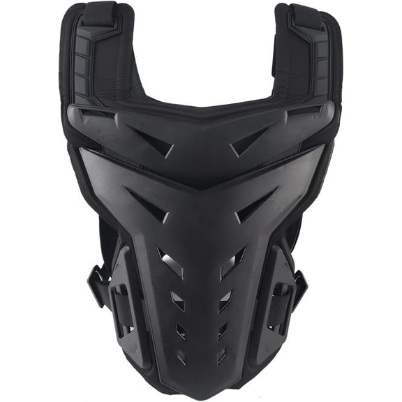 Motorcycle Chest Protector, Universal Light Chest Protector, Shockproof Chest Back Protection for Adult Kids Riding Outdoor Sports Motocross Racing Spine Protector Full Body Armor Protector(Black)